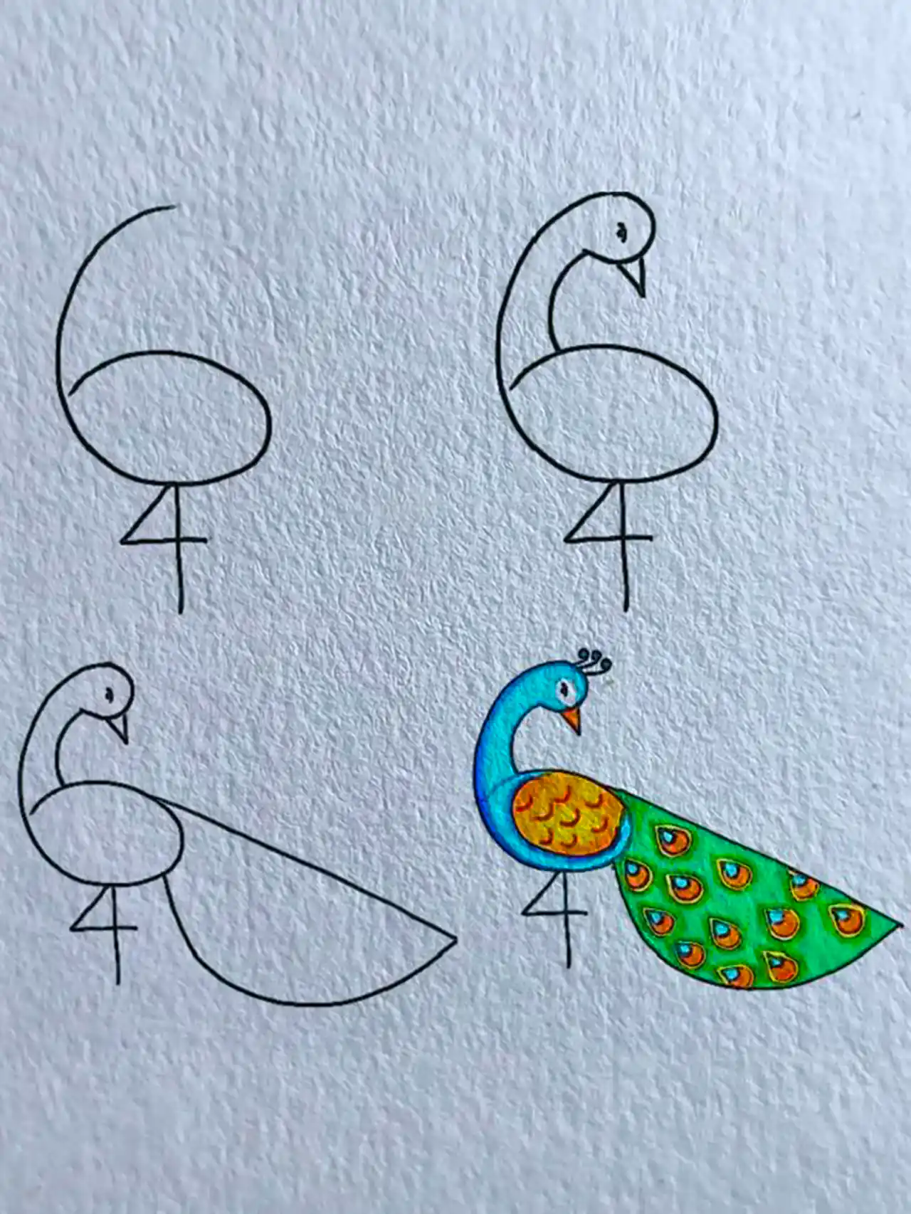 نقاشی گام به گام با اعداد