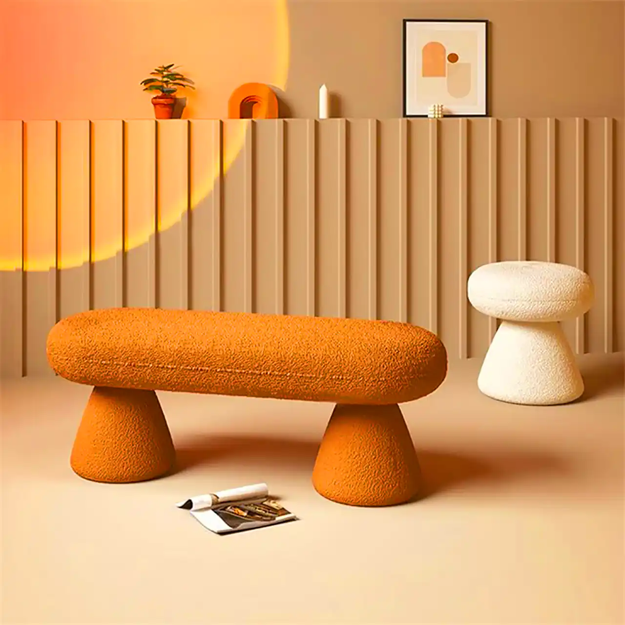صندلی مدرن پارچه ای خاص