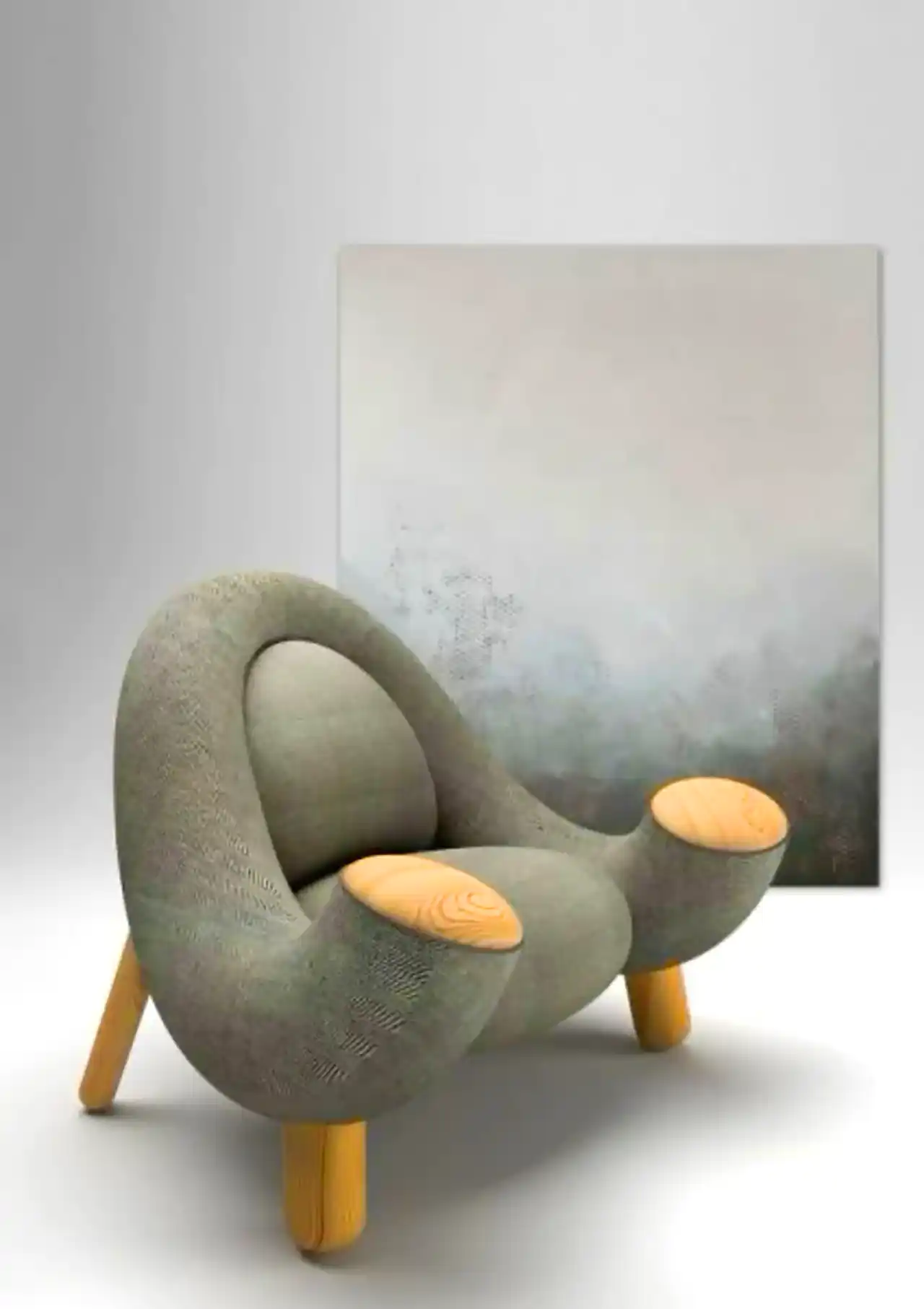 صندلی مدرن پارچه ای خاص