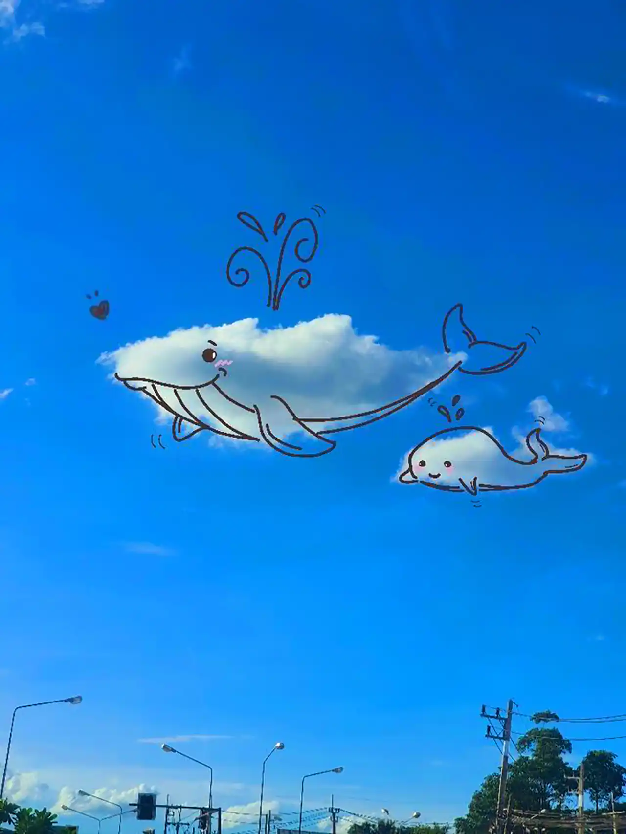 تصویرسازی مینیمال با ابرها