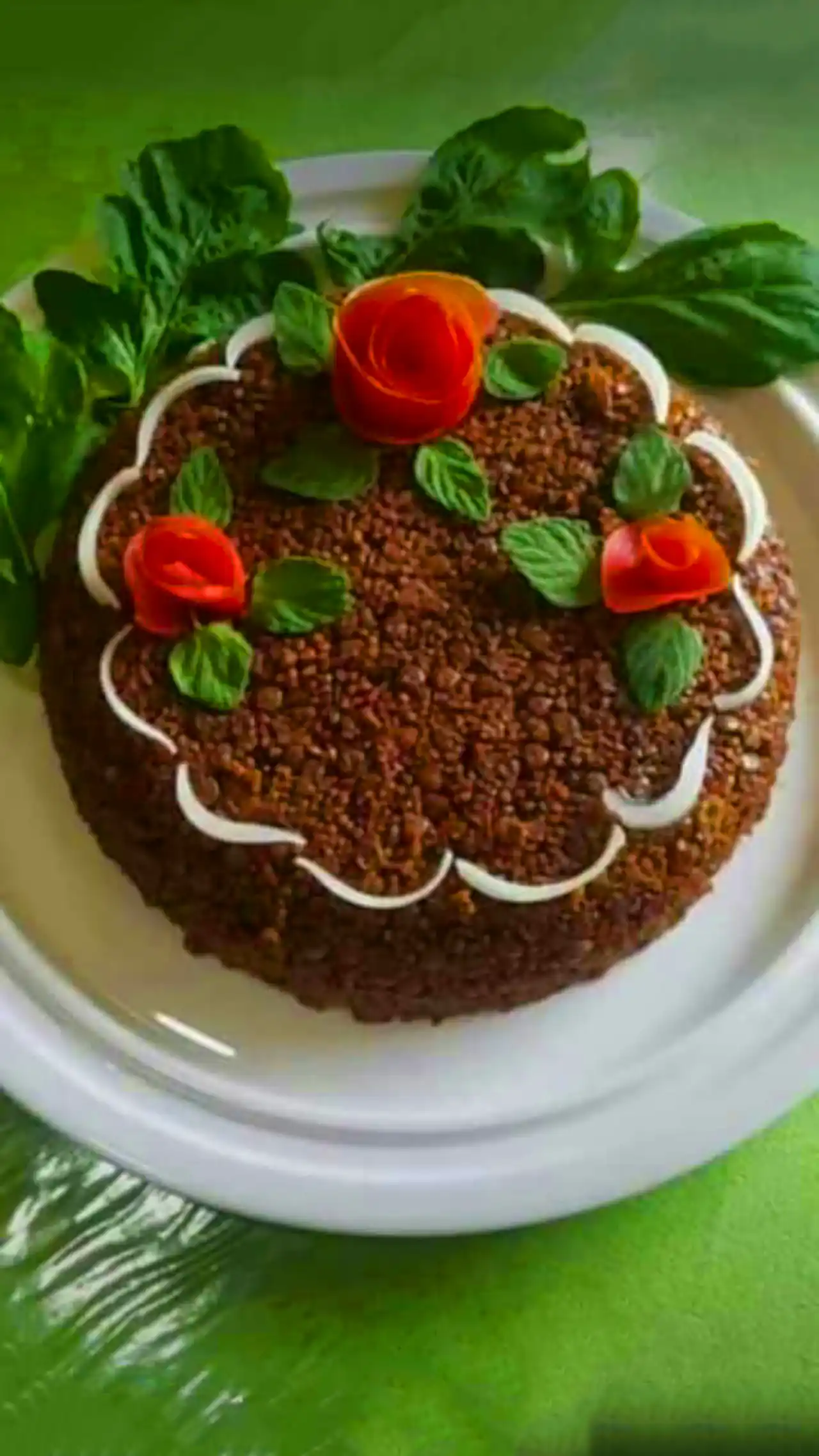 تزئین غذای سنتی ایرانی