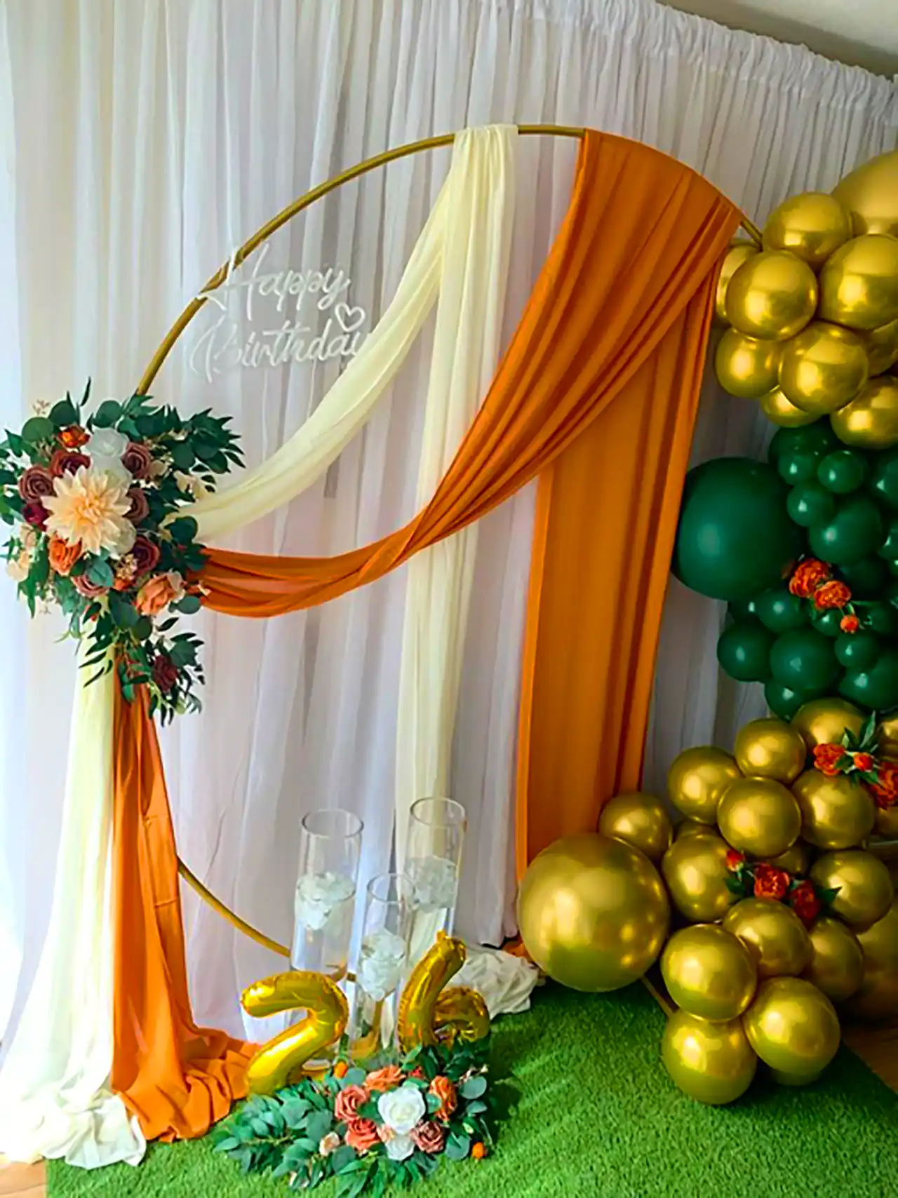 بکدراپ رنگی برای مجالس 