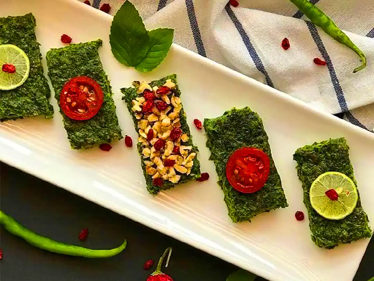 دیزاین کوکو سبزی سنتی ایرانی 