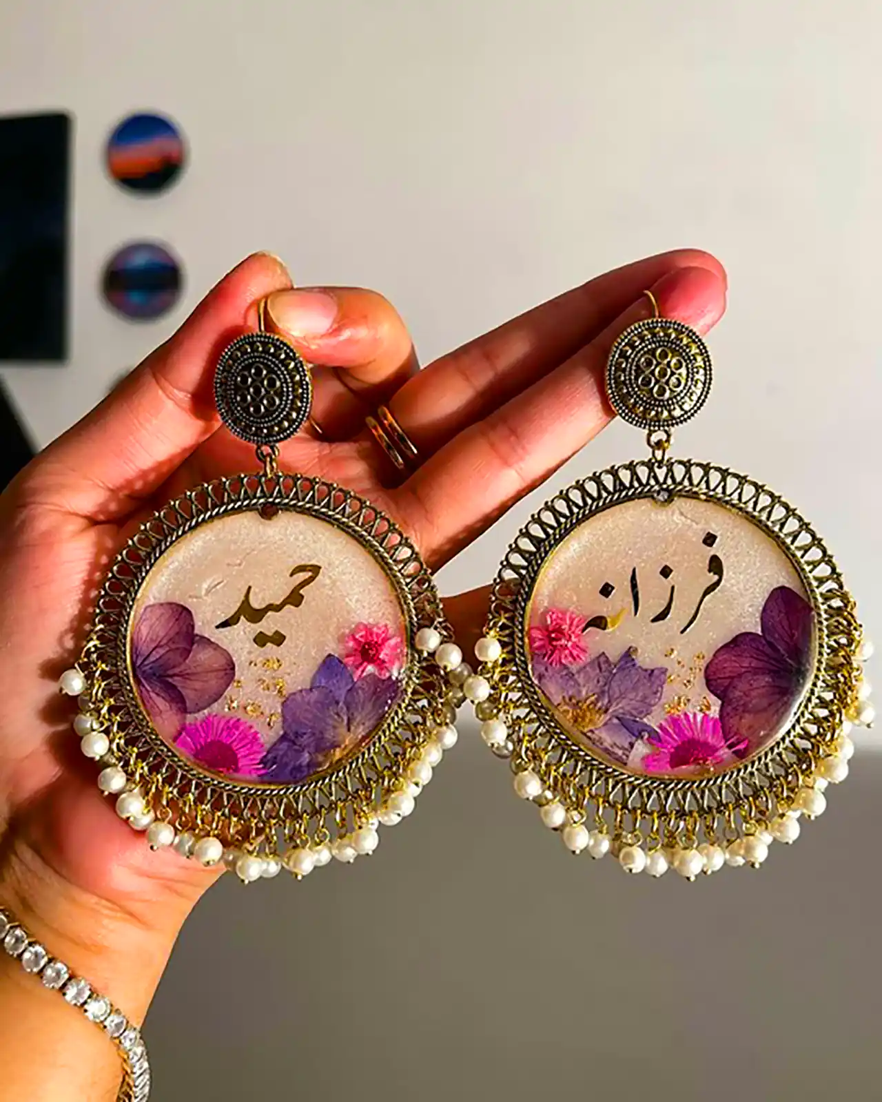 گوشواره دستساز دخترانه 