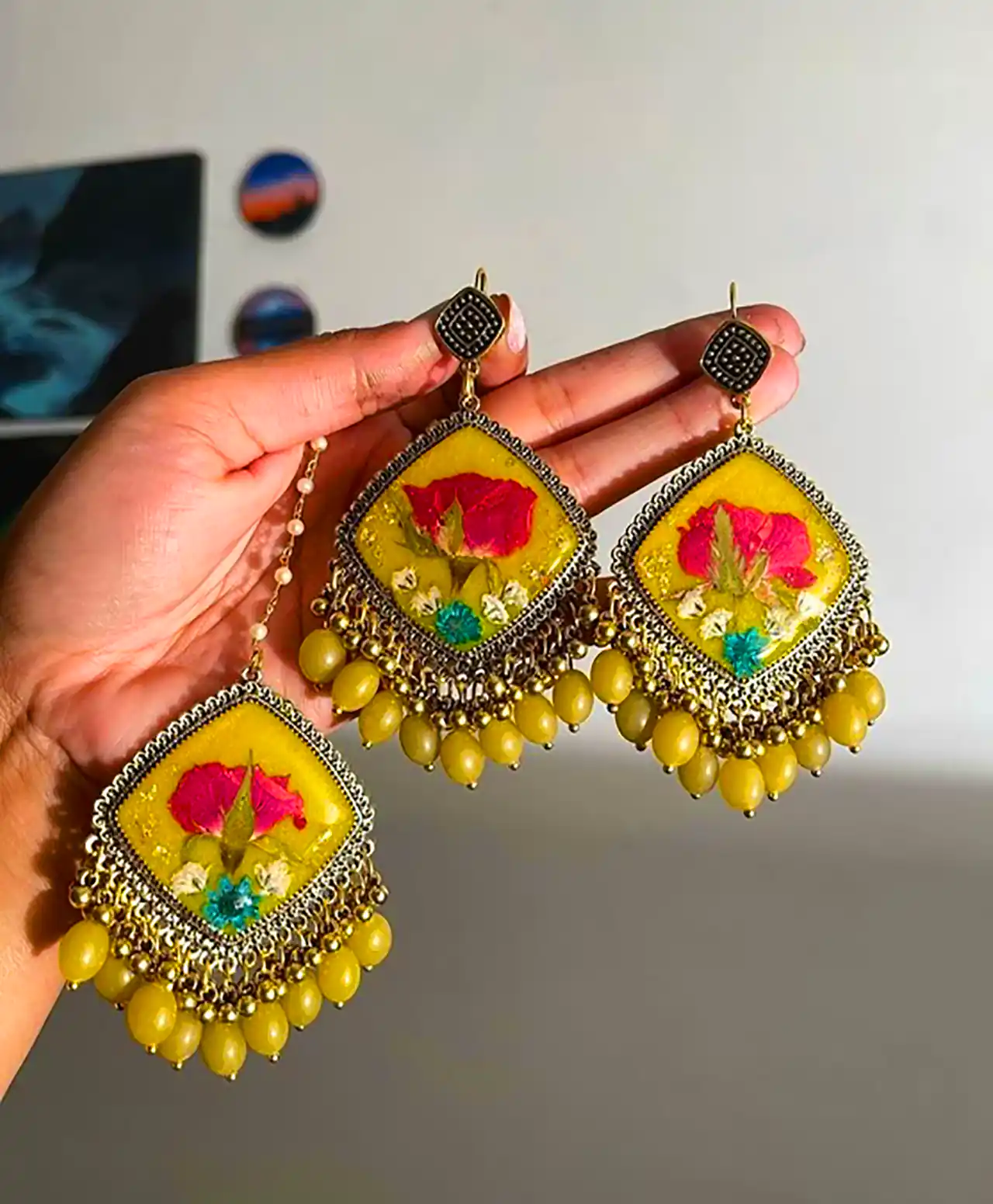 گوشواره دستساز دخترانه 