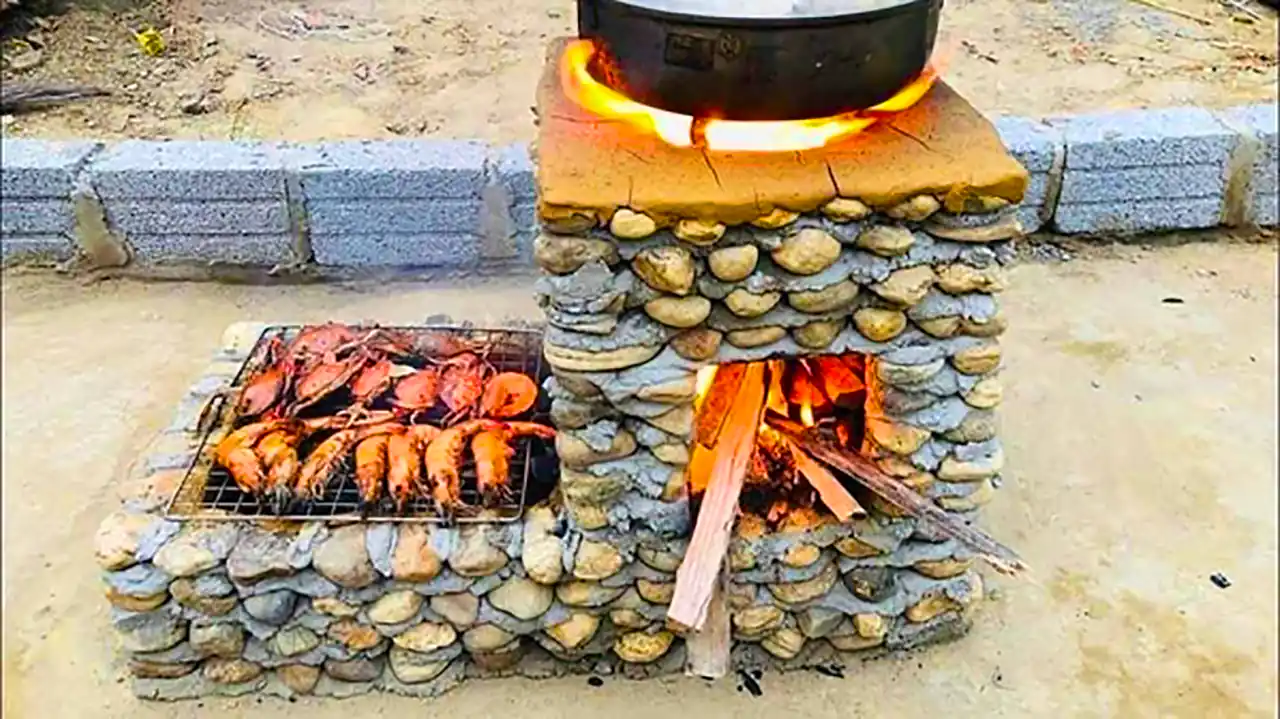 اجاق های سنگی برای فضای باز