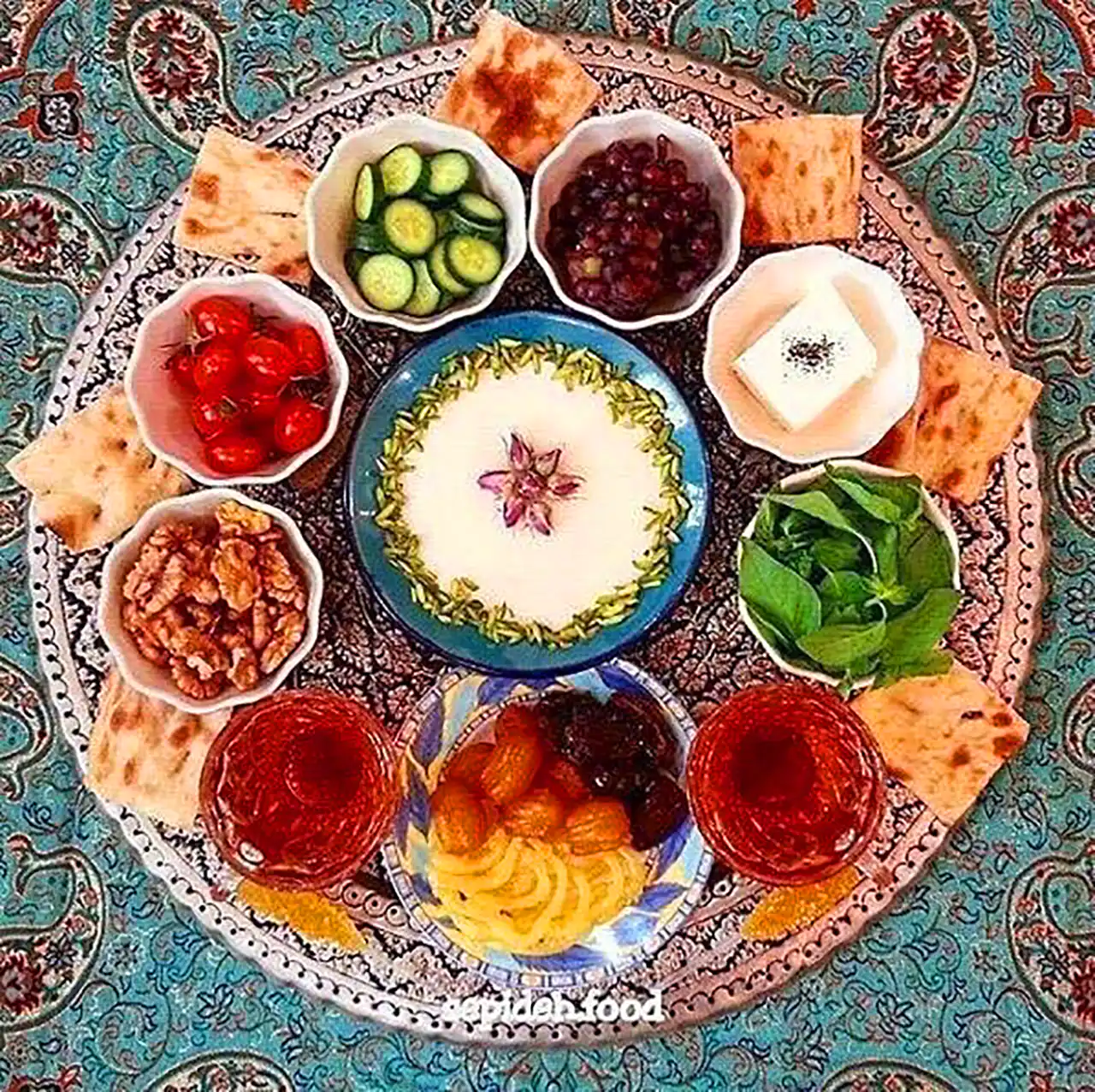 سفره افطاری ایرانی