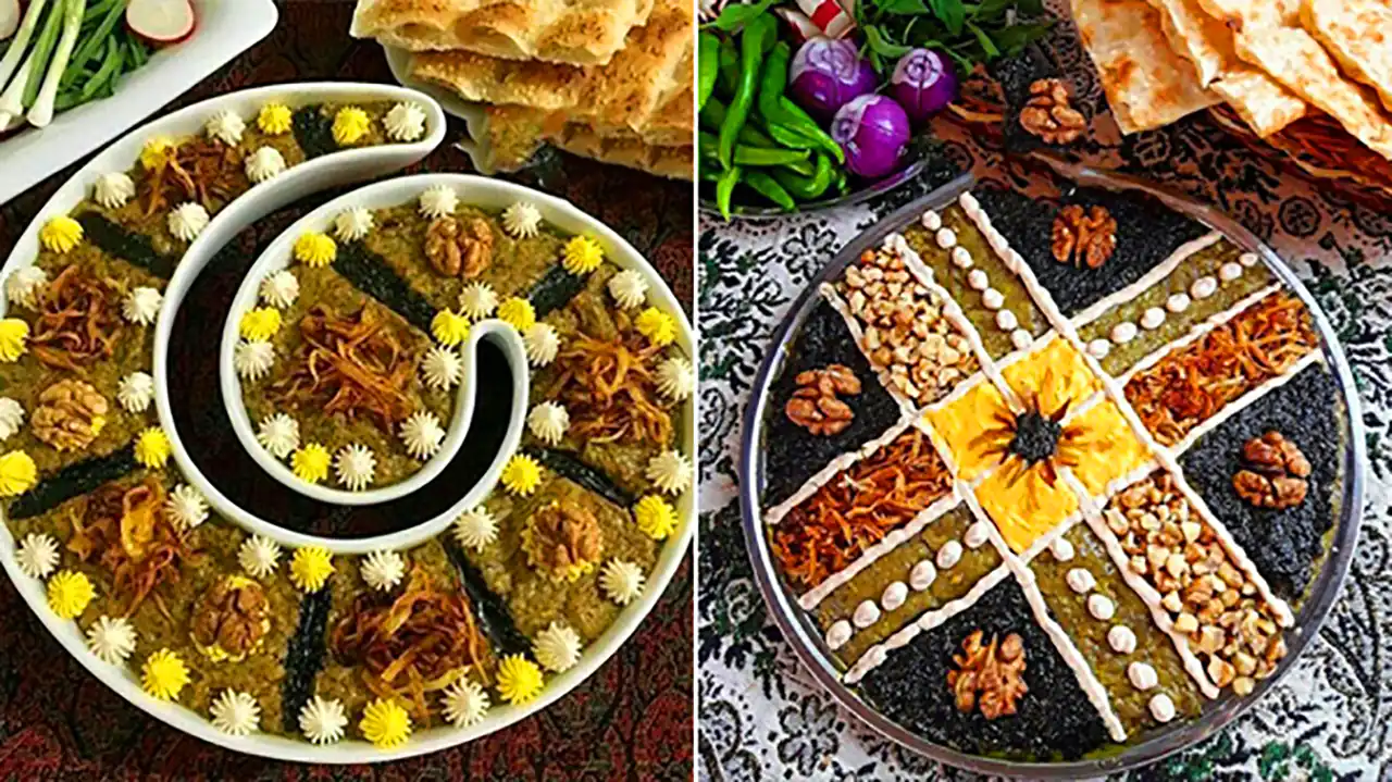 تزئین آش حرفه ای و جدید